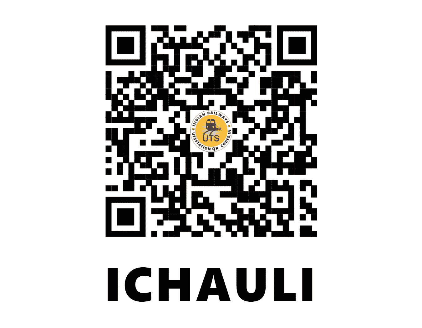 UTS QR Code for ICHAULI - ICL (NC - UTTAR PRADESH)
